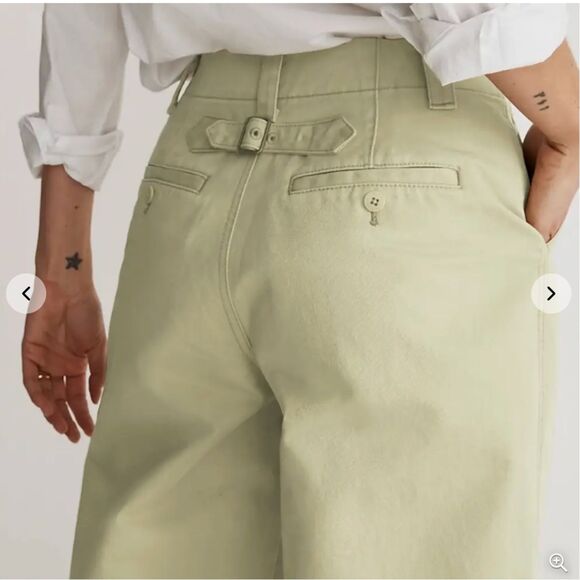 Madewell Relaxed Chino Pants in Pale Lichen Size 00 - Picture 3 of 16
